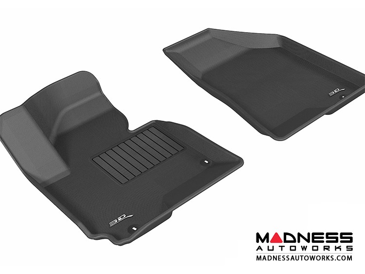 Hyundai Tucson Floor Mats (Set of 2) Front Black by 3D MAXpider